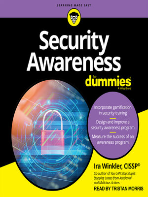 cover image of Security Awareness For Dummies